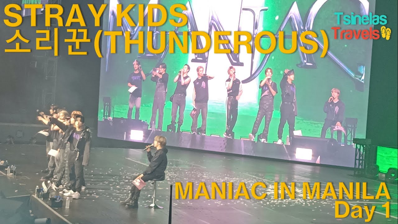 소리꾼 (Thunderous) Live Performance | Stray Kids 2nd World Tour - Maniac in Manila (Day 1)