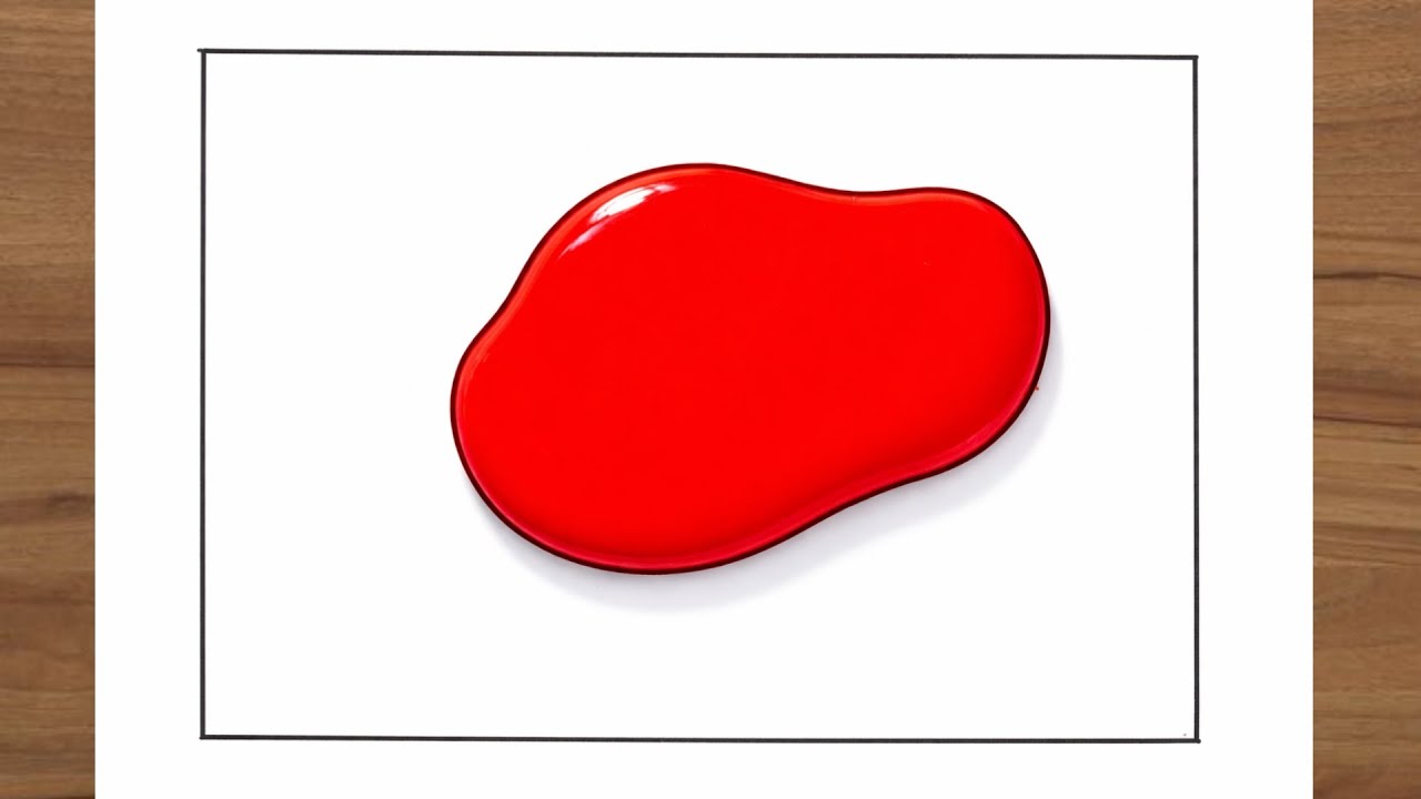 How to Draw Easy Crimson Red || Nepal's National Colour🎨