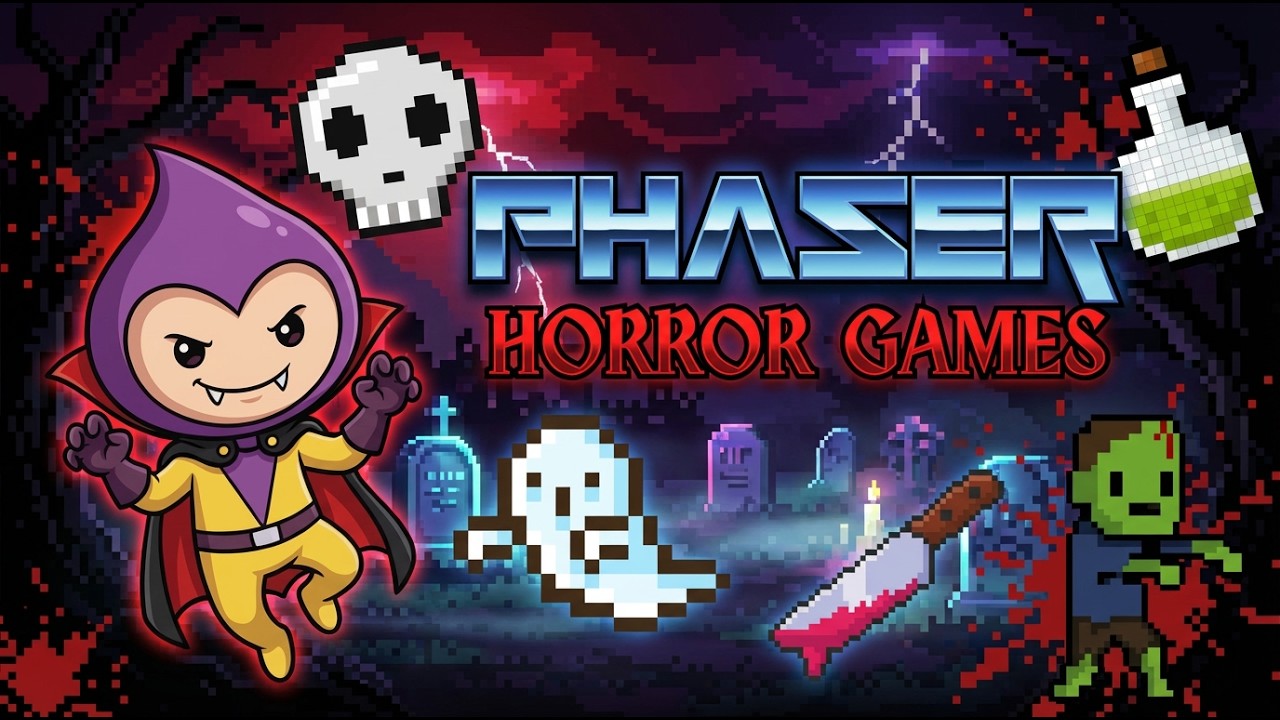 💀 9 Horror Games Made with Phaser | Creepy and Scary Games Compilation