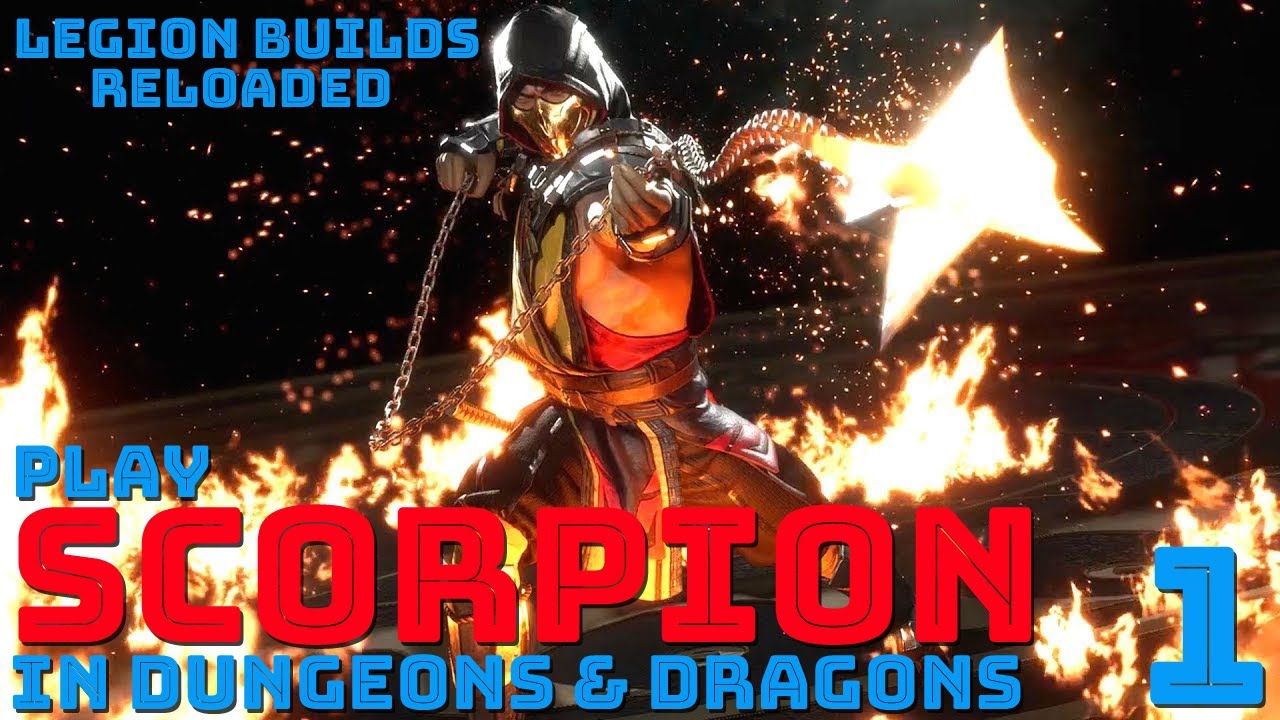 Play Scorpion in Dungeons & Dragons (Mortal Kombat D&D 5E Builds) Part 1