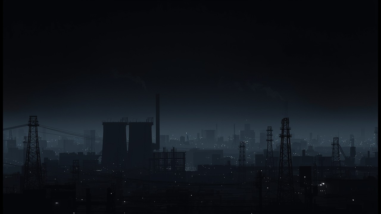 Static Horizon — Ultra-Minimal Sterile Industrial Ambient