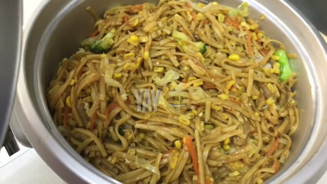Burmese village style fried noodles especially the way cooked at my hometown