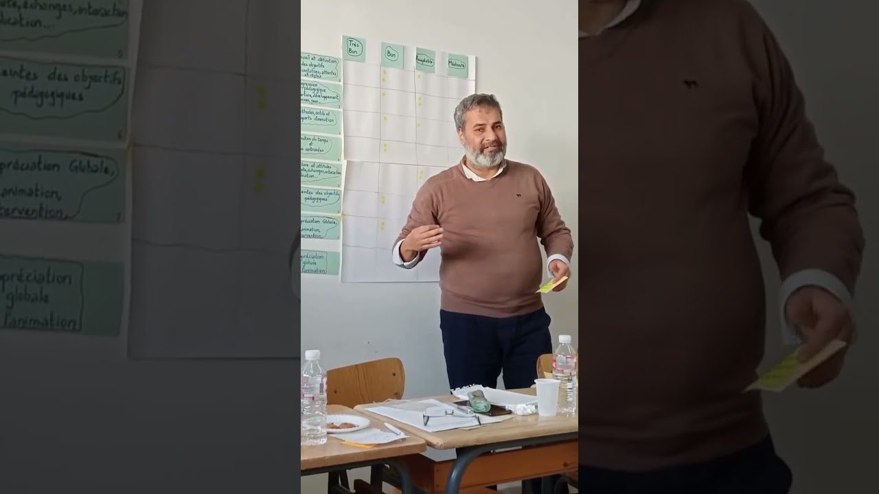 Evaluation d’une intervention collective de mes apprenants en fd formateurs.