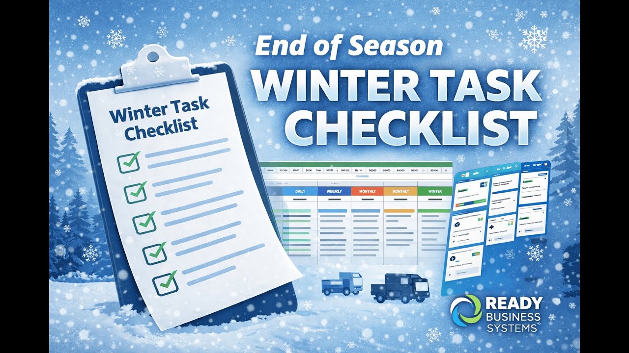 End-of-Season Winter Task Checklist for Landscaping Companies