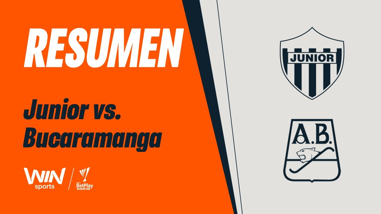 Junior vs. Bucaramanga (resumen y goles) | Liga BetPlay Dimayor 2026-1 | Fecha 13