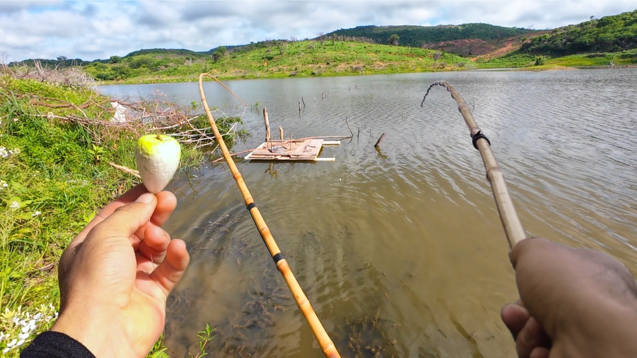 ENCONTREI O CARDUME JA NA CHEGADA ELES ATACAVAM COM TUDO pescaria de tucunaré e traira