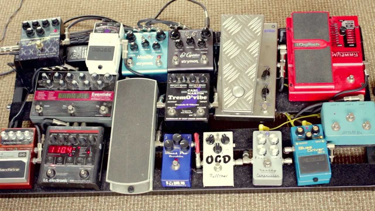 Tech 21 Liverpool direct in pedalboard