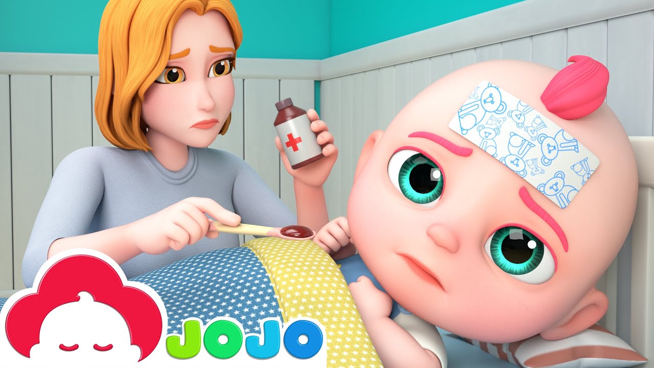 Baby Got Sick | Sick Song | Baby JoJo Nursery Rhymes & Kids Songs