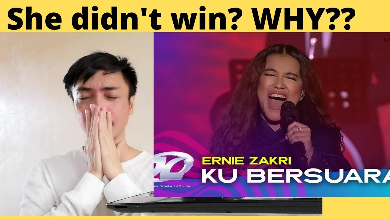 Vocal Coach Reacts Ku Bersuara - Ernie Zakri | #AJL34