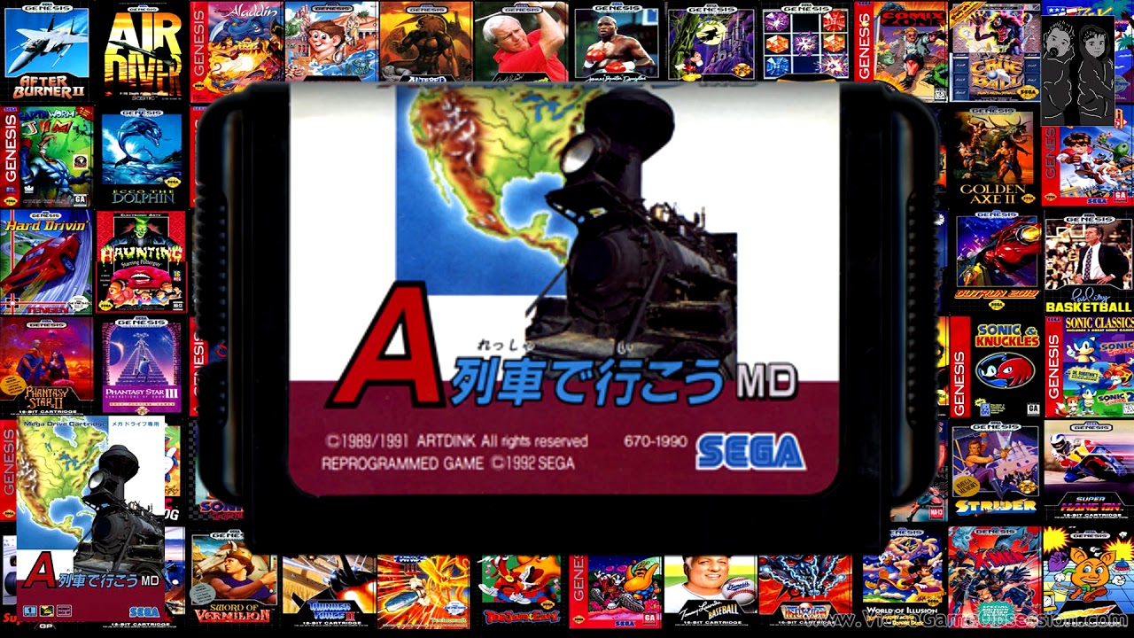 Music from A Ressha de Ikou MD aka A-Train Game /  Симулятор железной дороги (Sega, Sega Genesis)