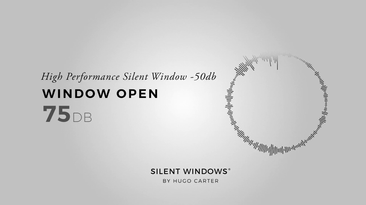 Noise Test: High Performance Windows by Hugo Carter - Noise Pollution Reduced by 50db