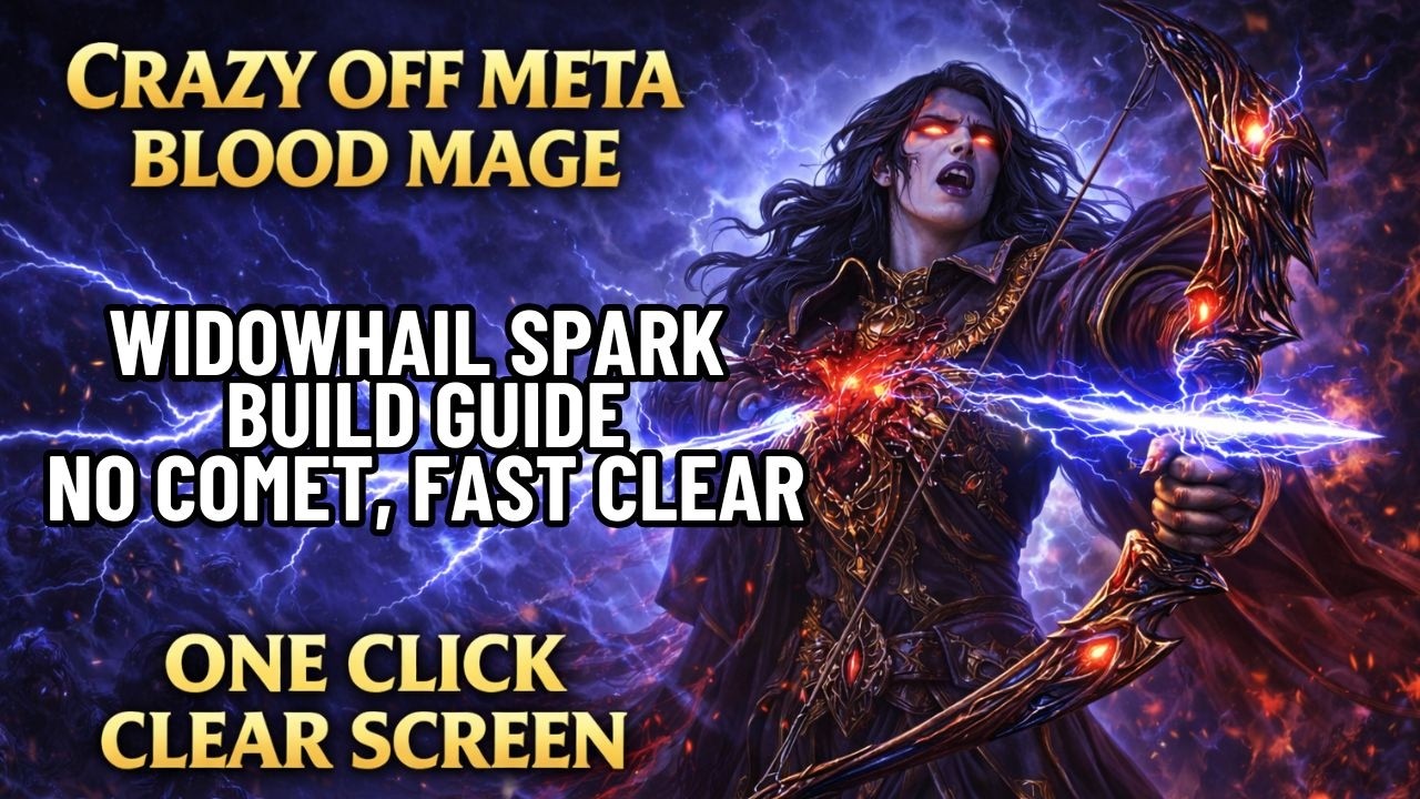 Crazy Off Meta Blood Mage… ONE CLICK Clears Everything ⚡ | PoE 2