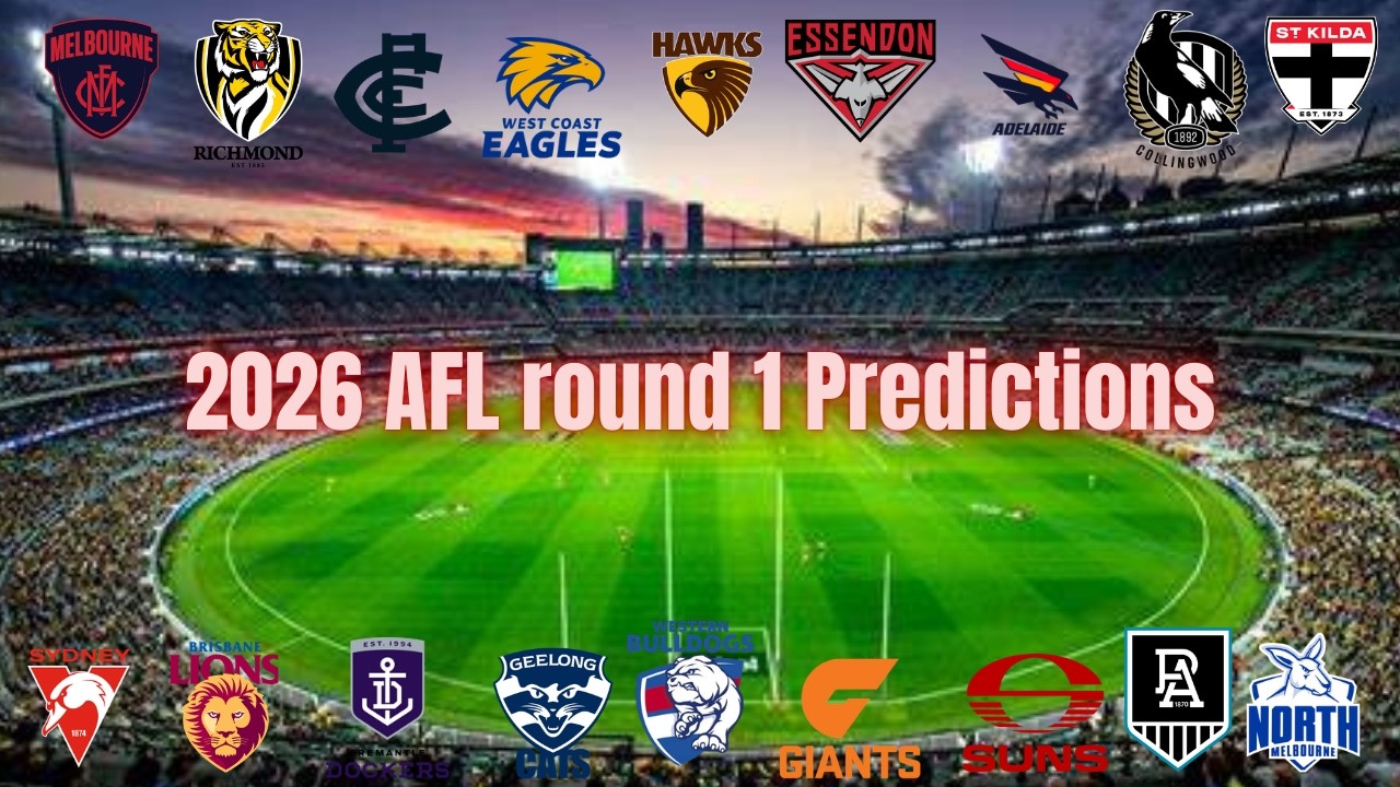 AFL round 1 tips