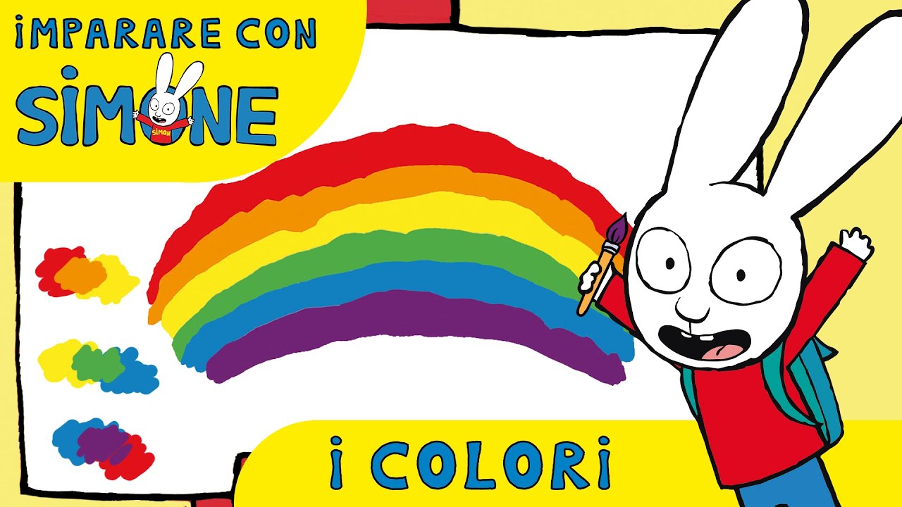 Simone - Impariamo i COLORI con Simone HD [Ufficiale] Cartoni Animati