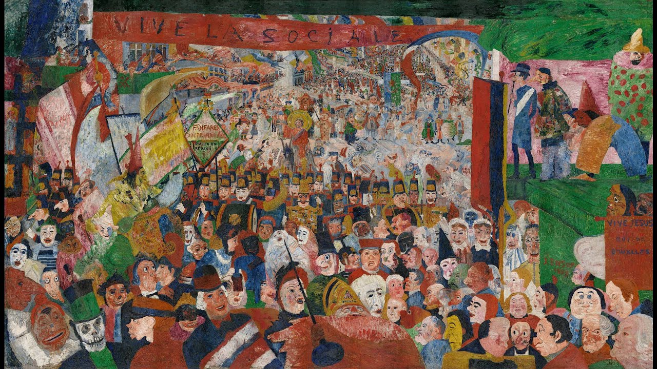 &laquo;L' entrata di Cristo a Bruxelles nel 1889&raquo;, di James Ensor