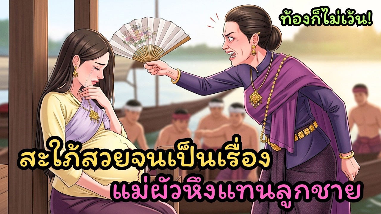 สวยจนเป็นเหตุ! แม่ผัวรุมด่าลูกสะใภ้ท้องแก่ เพราะผู้ชายทั้งหมู่บ้านจ้องตาเป็นมัน