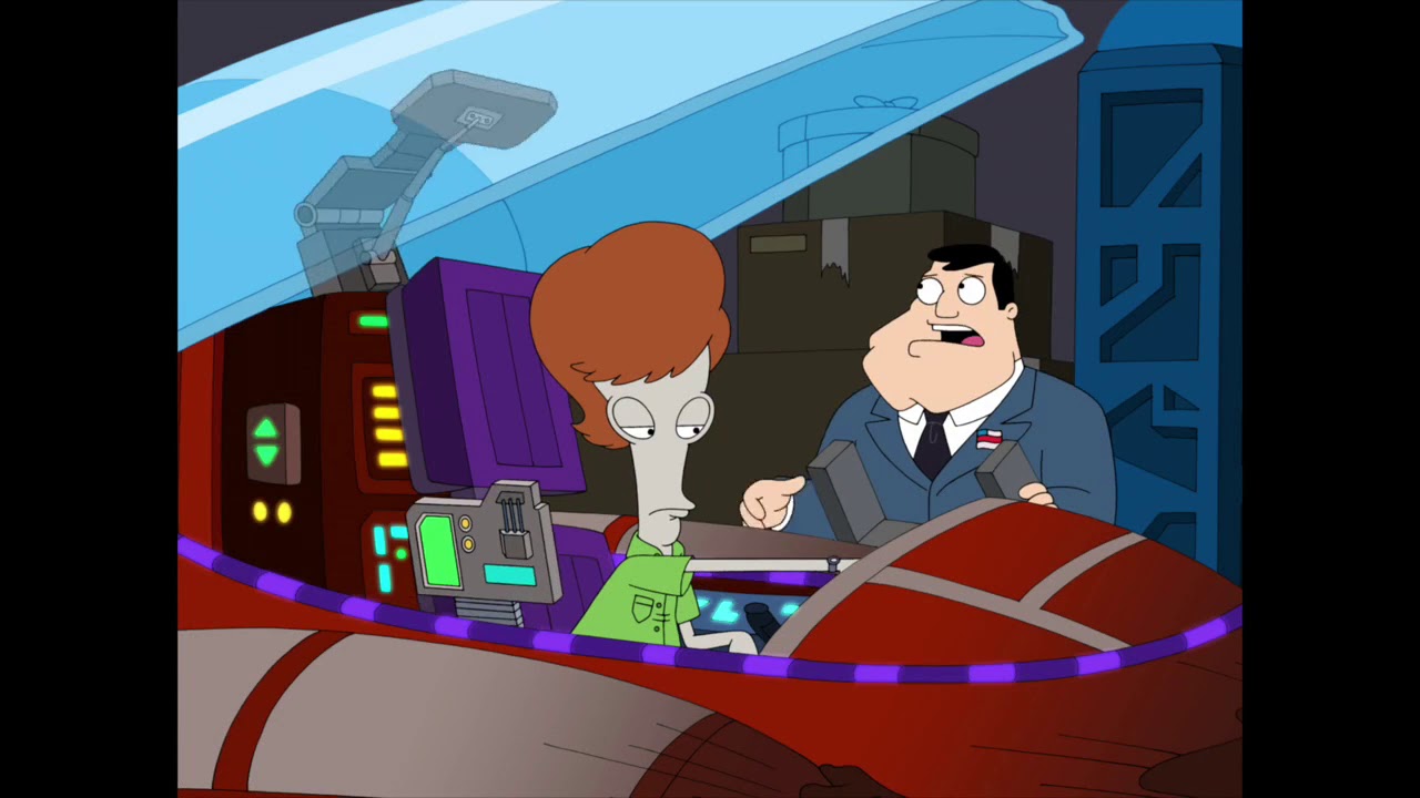 American Dad - The alien inside is merely a crash test dummy