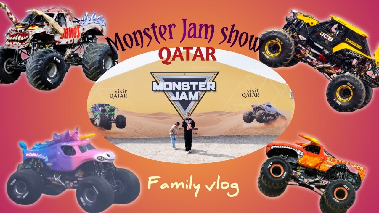 Monster Jam Sealine Beach, Qatar 🇶🇦 | 10th January 2026 | Family Fun at Monster Jam 