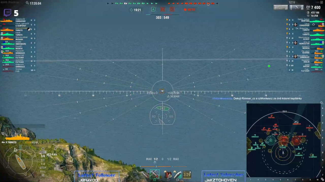 WoWs EU [BL4CK] ClanWars Season 3 Day 6 - Delay 10 minut