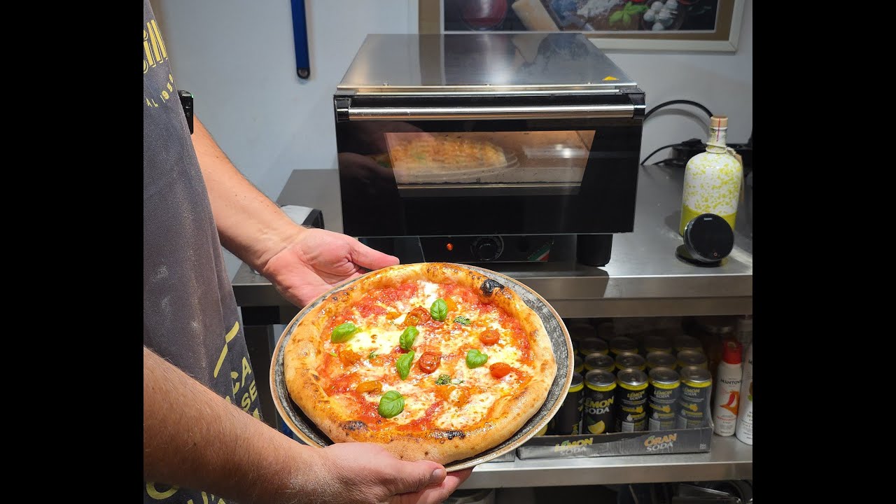 Olasz Otthoni pizzakemence teszt Effeovens N3 Margherita pizza sütése!Profi kategóriás pizzasütő!