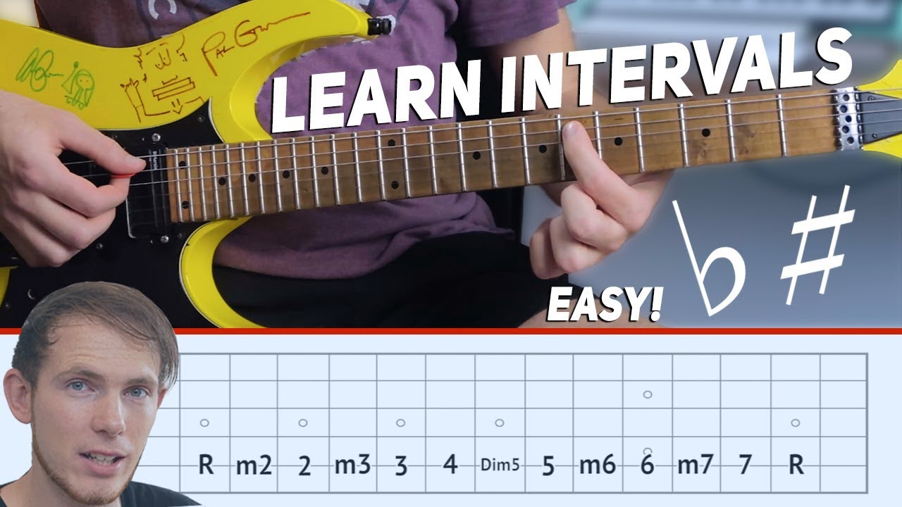 Learn INTERVALS On Your Guitar | Your FIRST Music Theory Lesson