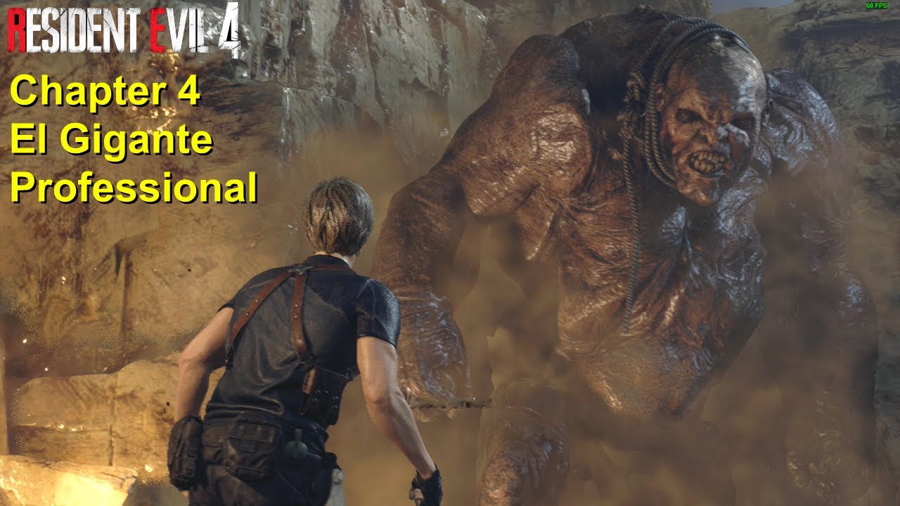 Fight the El Gigante (Chapter 4: The Giant) - Resident Evil 4 (Remake) [Professional]