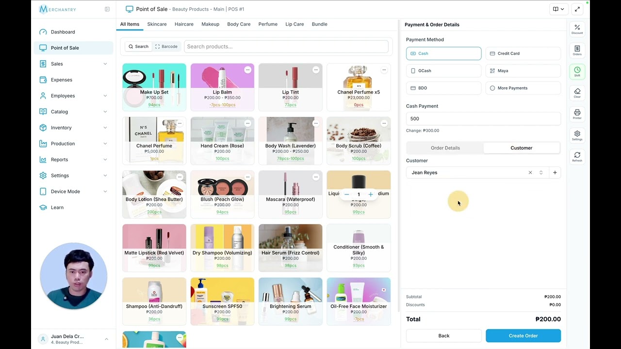 Merchantry POS System for Beauty Product Business (Quick Demo)