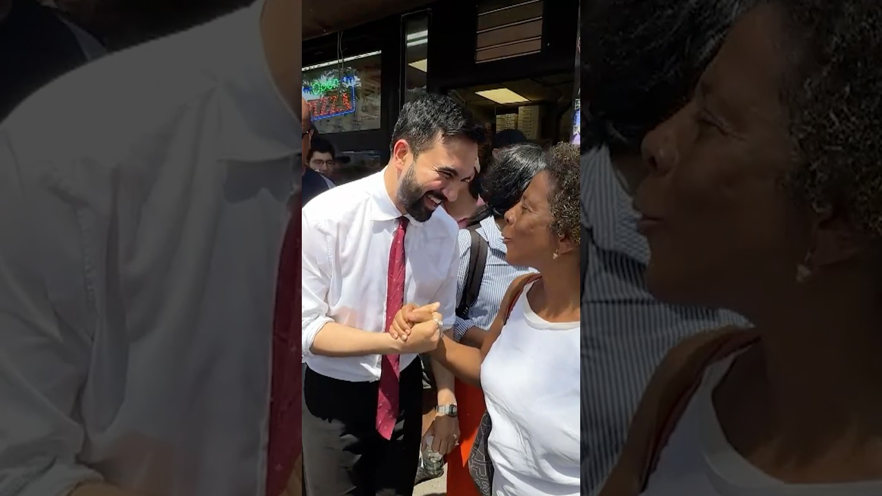 Zohran Mamdani Campaigns Ahead of NYC Mayoral Primary