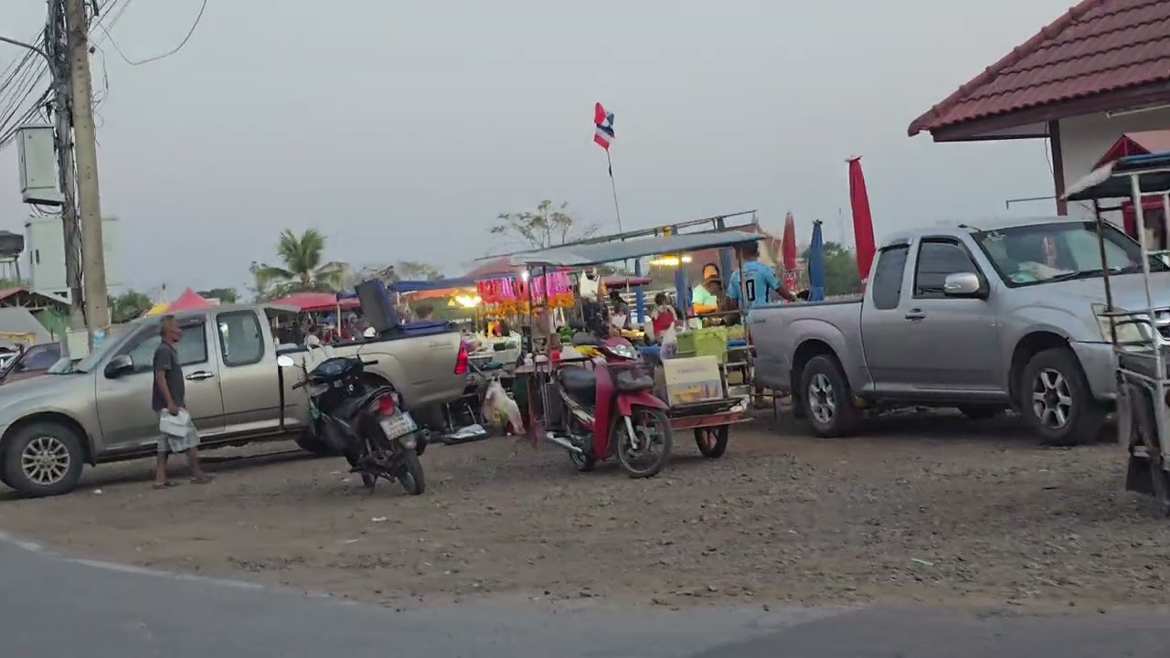 9กพ2569 #ตลาดนัดเย็นวันจันทร์ บ้านหนองหว้า ต.ด่านคล้า อ.โนนสูง โคราช 