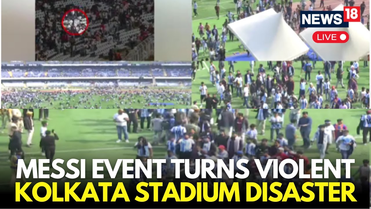 Messi In India, Bad Start To GOAT Tour 2025 LIVE | Chaotic Scene In Kolkata's Salt Lake Stadium