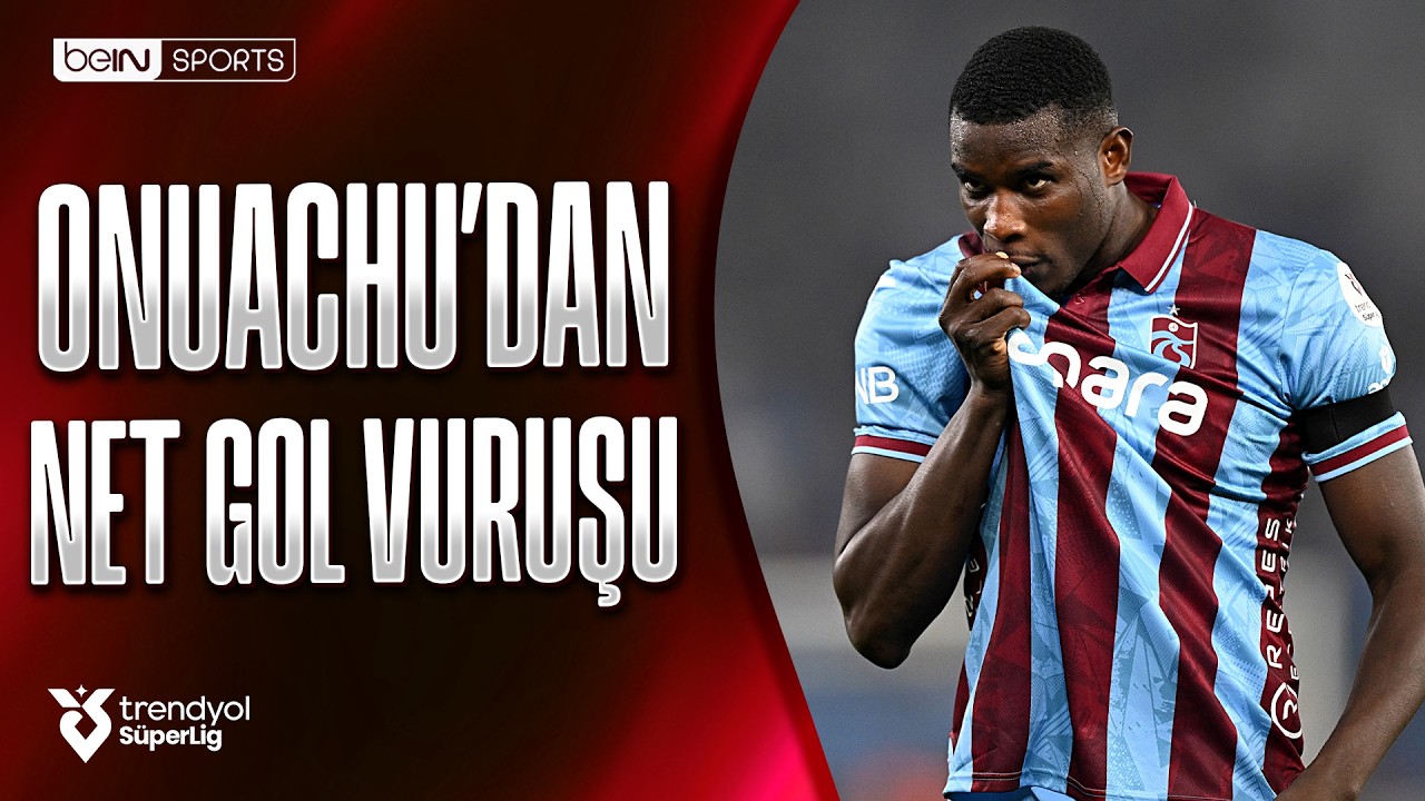 🔴🔵 Paul Onuachu'nun Trabzonspor'a galibiyeti getiren golü! | Trabzonspor - Çaykur Rizespor