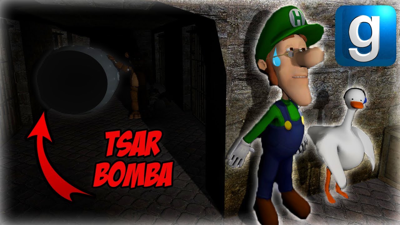Gmod Scary Map (Not Really) - Explosions EVERYWHERE! (Garry's Mod)