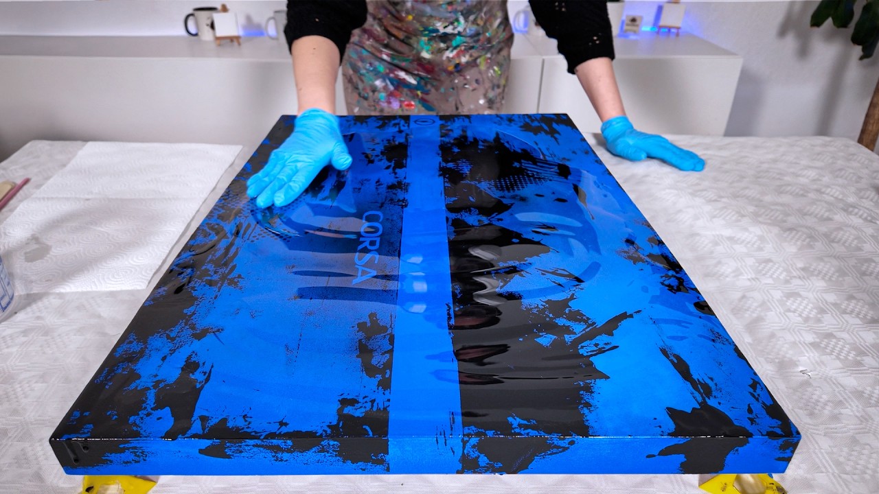 Moderne abstrakte Kunst – Entstehung eines Originals