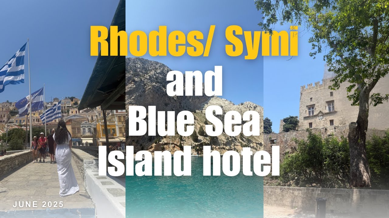 Rhodes & Symi Island Vlog 🇬🇷 | Our First Travel Video + Blue Sea Island Hotel Review! (Kolympia)