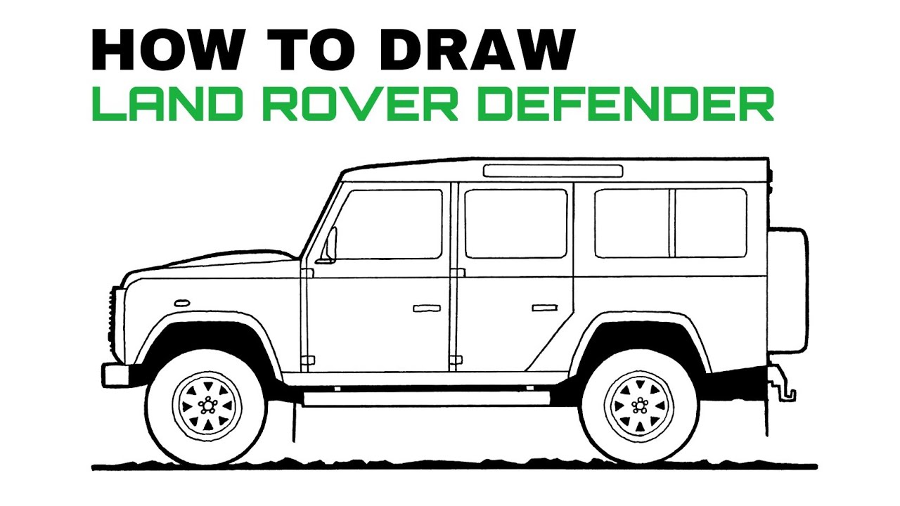 How To Draw A Land Rover Defender