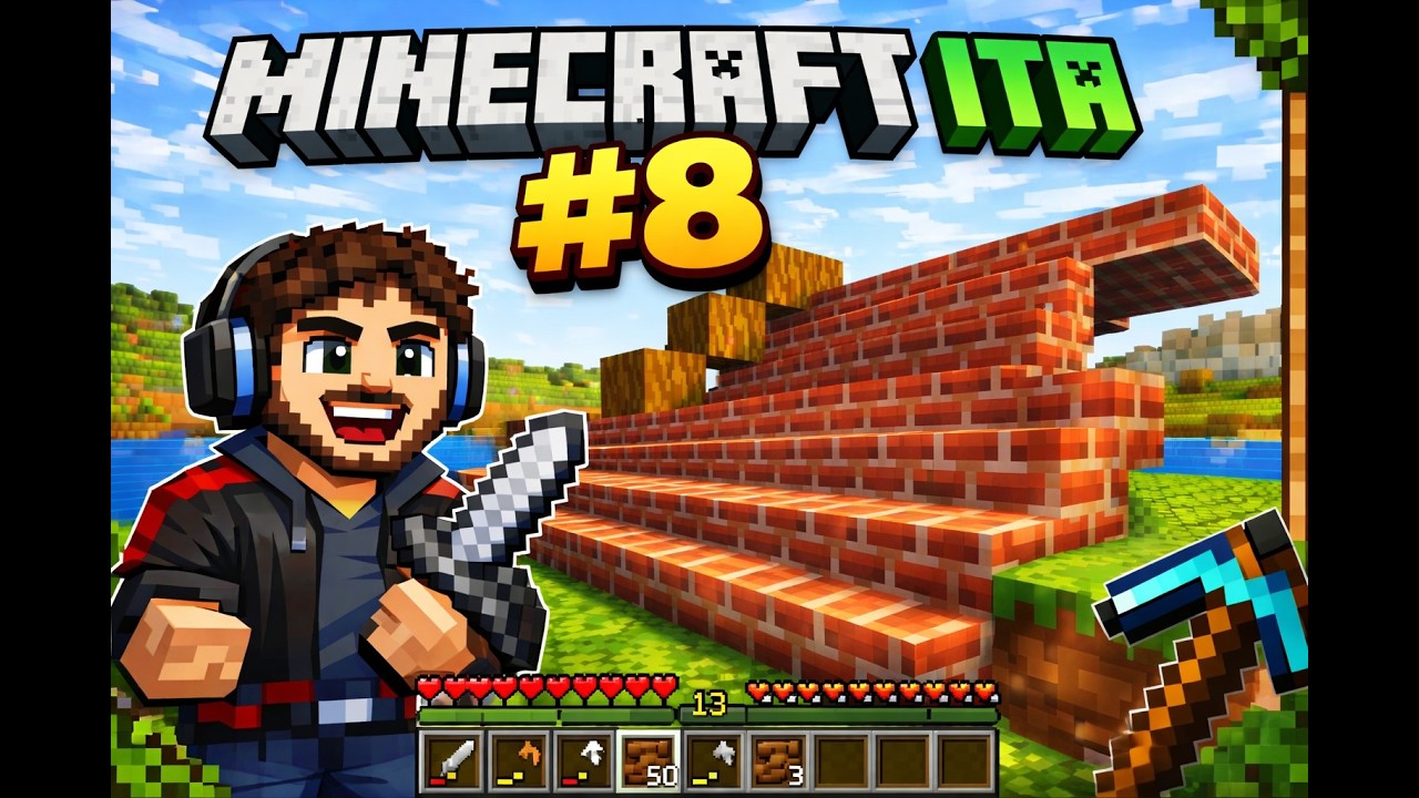 FINALMENTE la nostra casa inizia a prendere forma! | Minecraft Survival #8