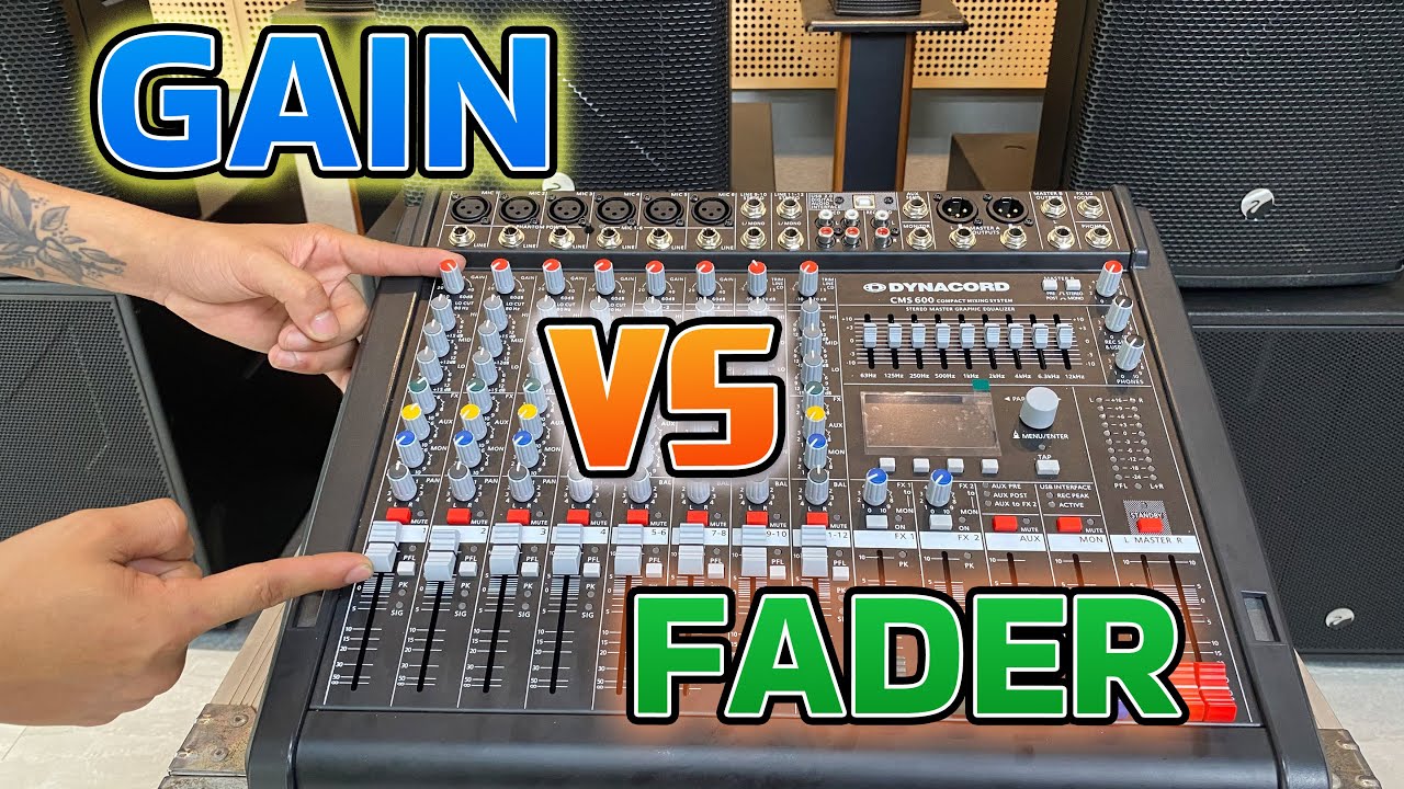 Cách Chỉnh Gain Và Fader Trên Bàn Mixer Dynacord Đúng Kỹ Thuật | Hướng Dẫn Kỹ Thuật Chỉnh Mixer P6
