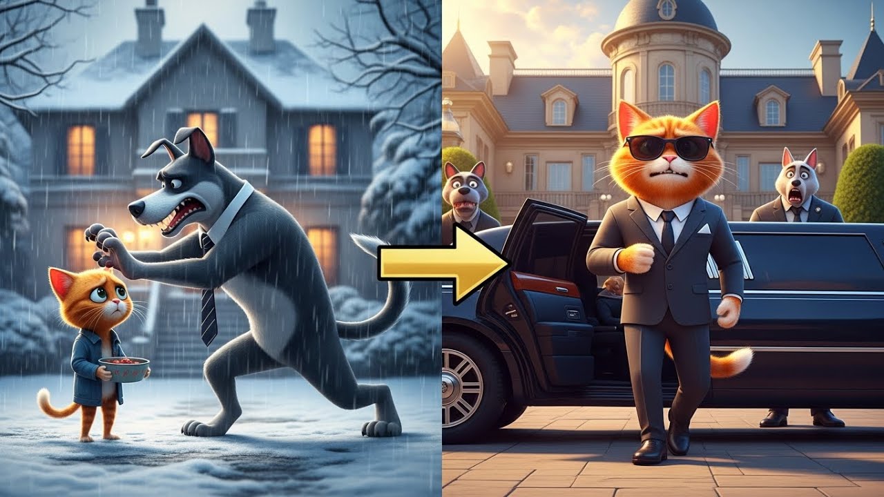 This Cat Faces a Giant in the Arena: The Ending Will Surprise You🐈🦁