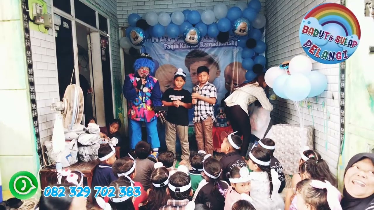 Om Badut Sanggar Pelangi 🌈http://wa.me/6282329702373#badut #viral #semuaorang