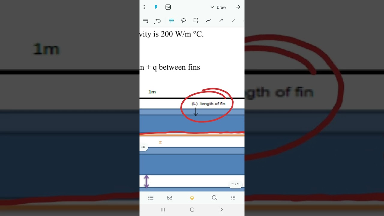 الزعانف (fins) / حل مثال عن الزعانف المتعددة