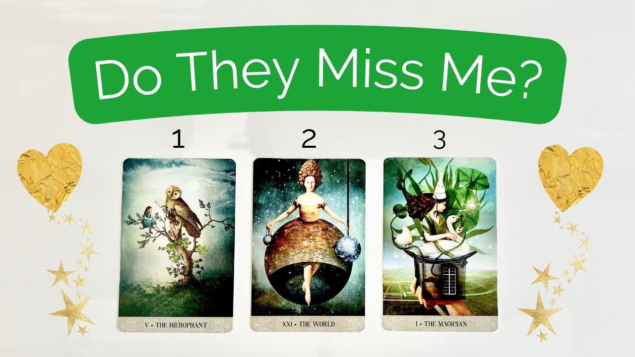 DO THEY MISS YOU? HOW ARE THEY FEELING? 💖 PICK A CARD LOVE TAROT READING 🔥 TWIN FLAMES 👫 SOULMATES 💞