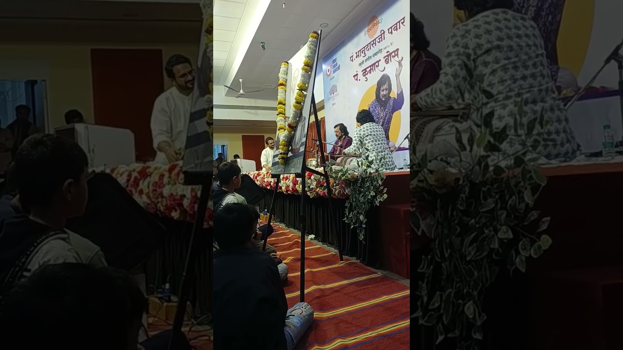 Pt. Kumar Bose ji playing Tabla at the age of 72 years with Rohen Bose ji | Nashik