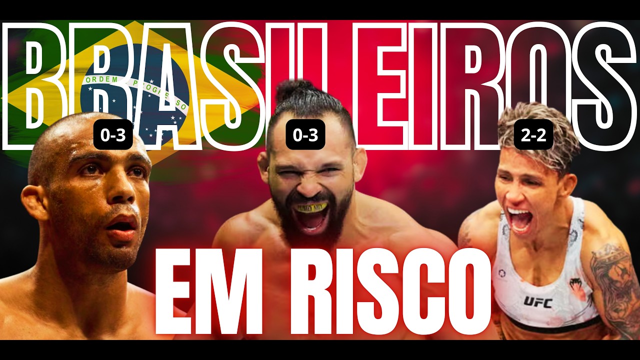 ESSES BRASILEIROS ESTÃO POR UM FIO NO UFC