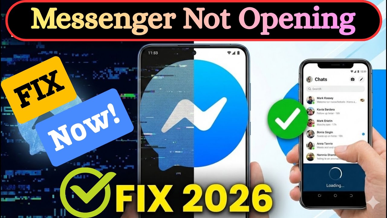 Fix Messenger App Not Opening 2026 | Can't Open Messenger Problem Solved