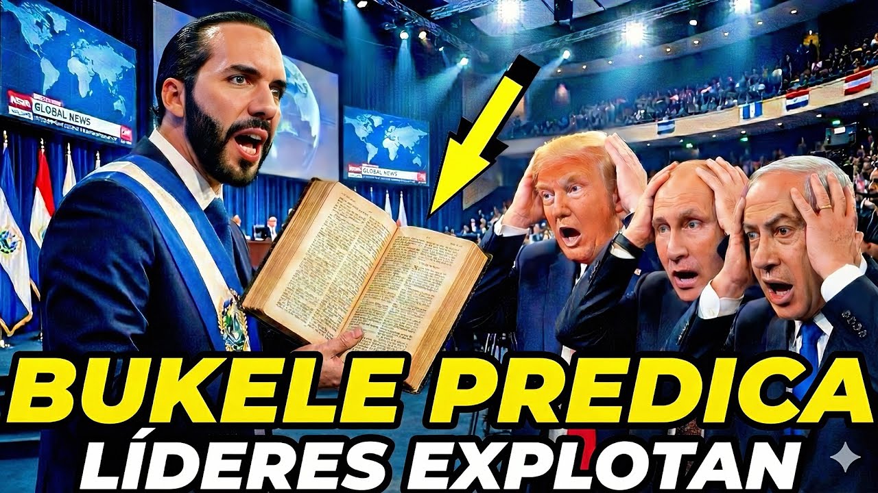 ÚLTIMA HORA🔴Bukele PULVERIZA a líderes mundiales leyendo la Biblia