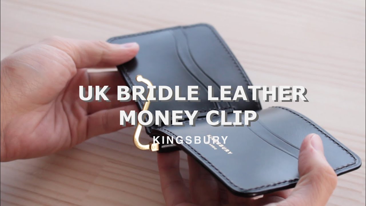 【 Leather Craft 】Making of the Money Clip | ブライドルレザー マネークリップの製作風景　【 レザークラフト 】