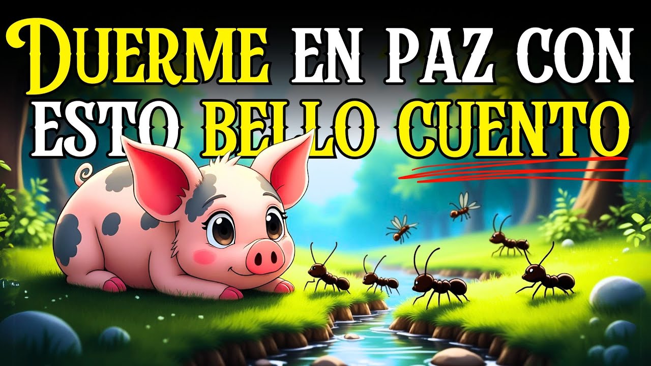 ¿Insomnio? 🌙 Duerme con la HISTORIA EMOTIVA del Cerdito Visionario que Reinventó su Mundo🐷✨