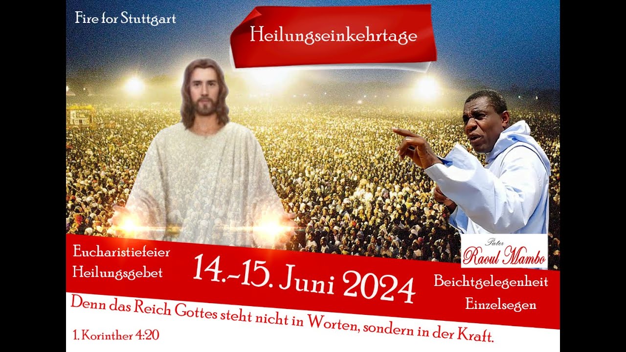 Heilungseinkehrtage mit Pater Raúl Mambo Tag 1 Teil 1