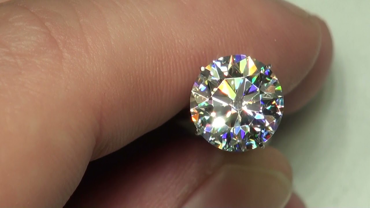 4.50 E IF Super Ideal Cut Amora Gem