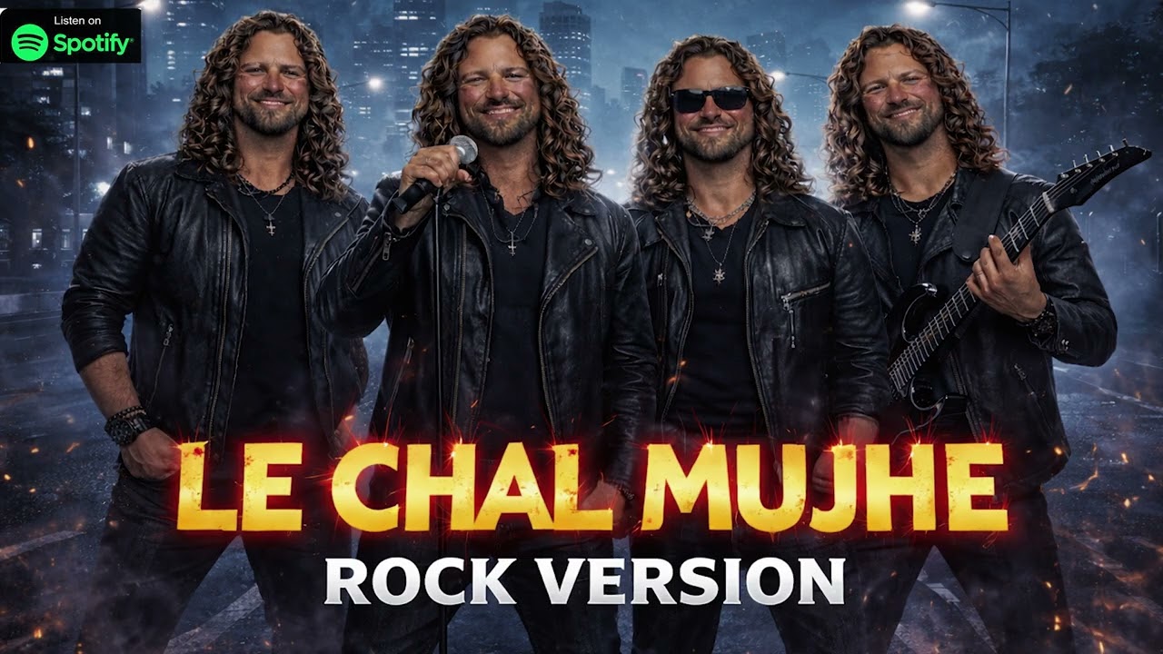 Le Chal Mujhe 🔥(Yeshua)  | Hindi Rock Worship Song 🔥  | KruStorm AI #gospelrock #indiangospel